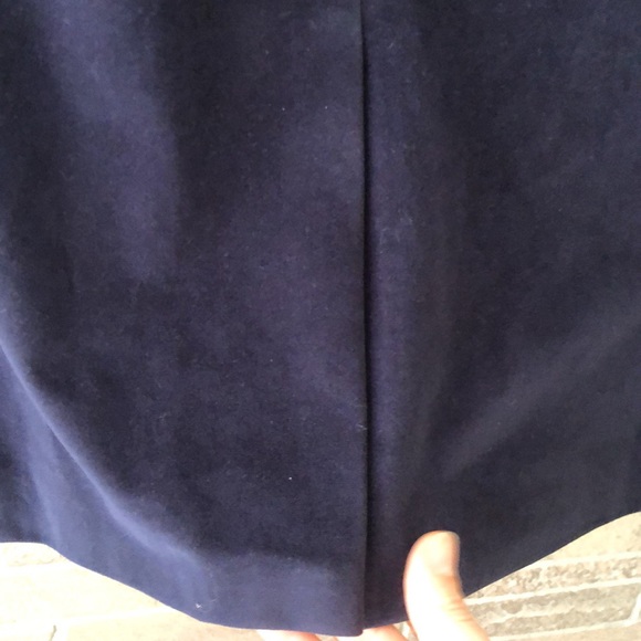 Ralph Ralph Lauren Soft Velvet Velour Jacket Navy Blue Size 40S - Picture 9 of 10